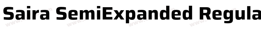 Saira SemiExpanded Regular字体转换 Saira SemiExpanded Regular字体转换